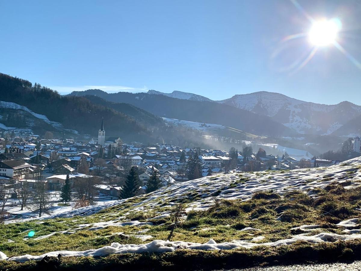 Sonnenhof - Ferienwohnung Oberstaufen Dış mekan fotoğraf